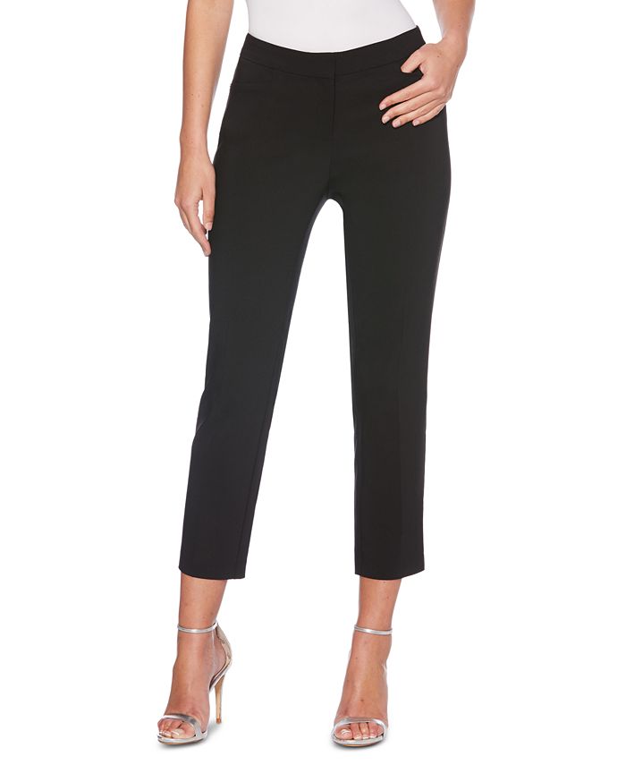 Rafaella Women s Lightweight Satin Twill Ankle Pant Macy s