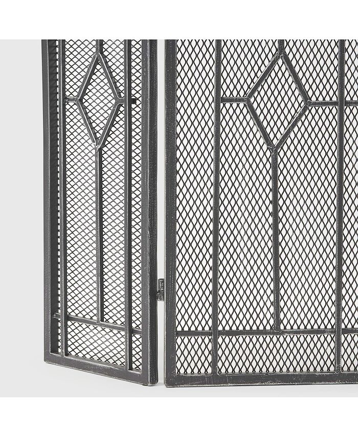 Noble House Gilmer Fireplace Screen Macy's