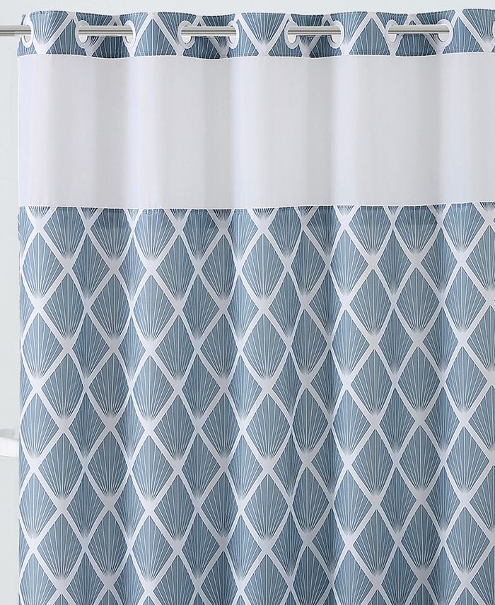Hookless Diamond Shower Curtain with Peva Liner Macy's