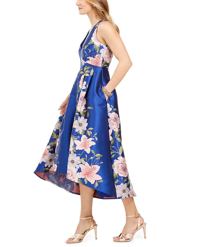 Eliza J Printed Floral Dress Macy's