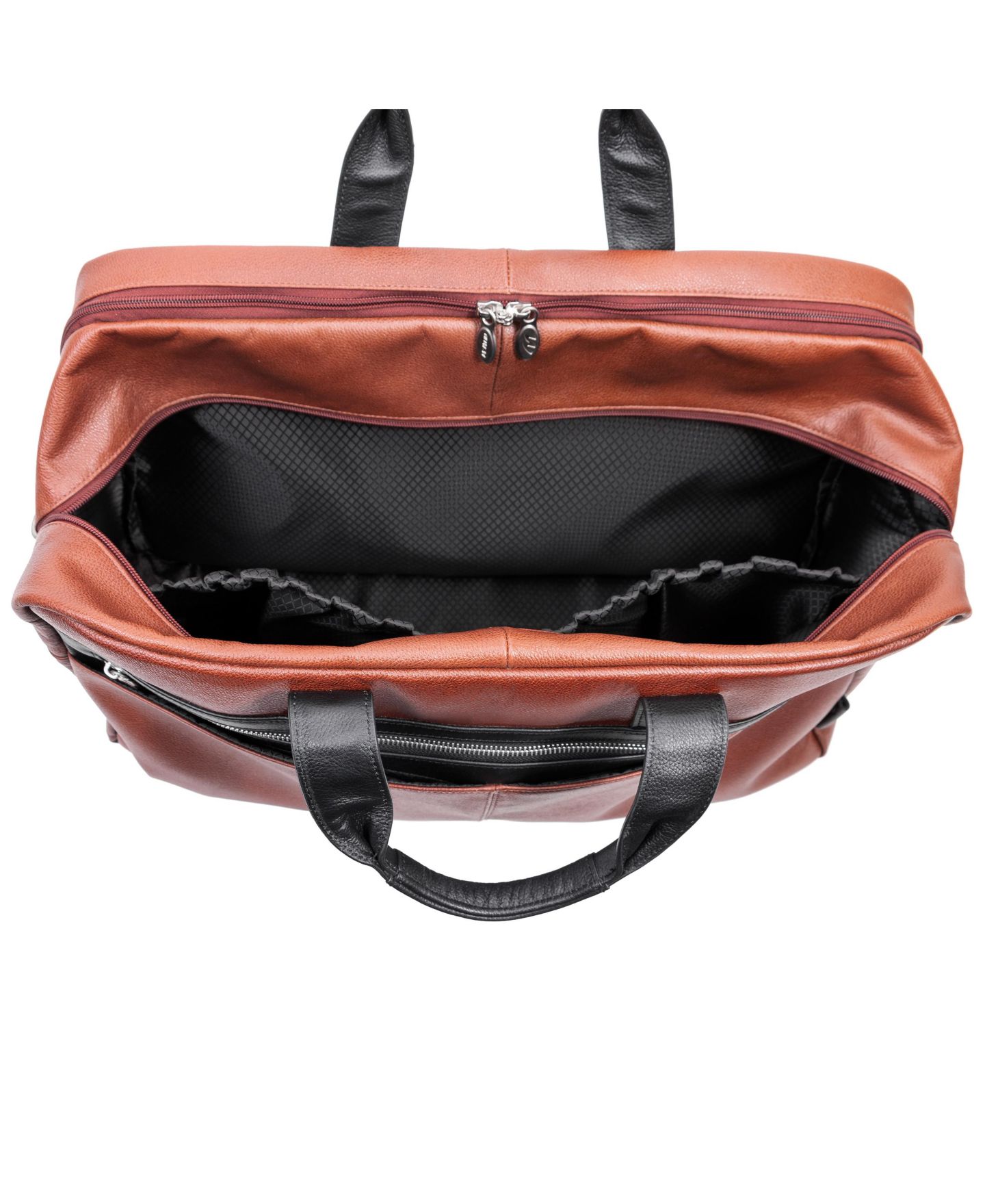 Сумка McKlein Wellington 21" Dual-Compartment Laptop Tablet Duffel, цвет: Чёрный — фото 13
