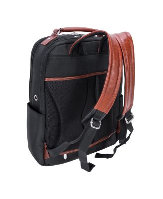 Logan 17" Nylon Dual-Compartment Laptop Tablet Backpack