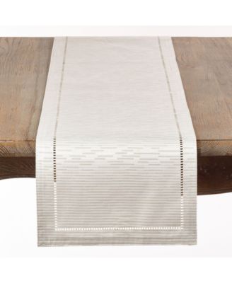 Table Runner with Hemstitched Design