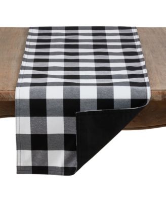 Buffalo Plaid Cotton Blend Table Runner