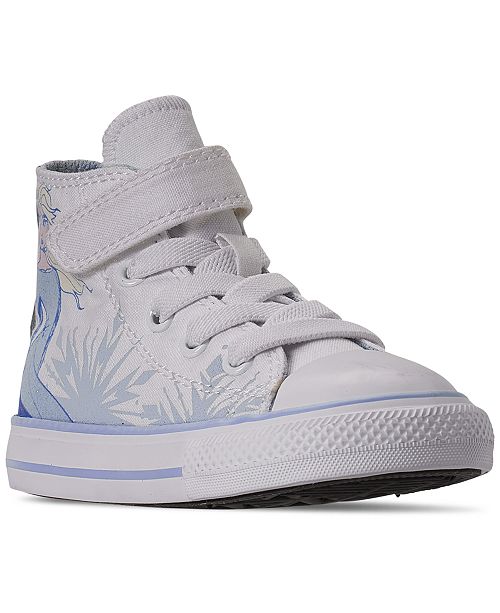 Converse Toddler Girls Converse X Frozen 2 Chuck Taylor All Star Hi Top Casual Sneakers From Finish Line Reviews Finish Line Athletic Shoes Kids Macy S