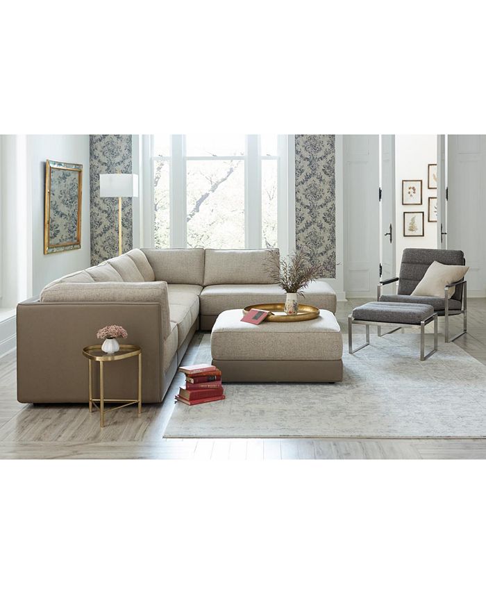 Furniture CLOSEOUT! Mattley 4Pc. Fabric Modular Sectional Sofa with