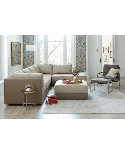 Furniture Mattley Fabric Sectional Sofa Collection Created For