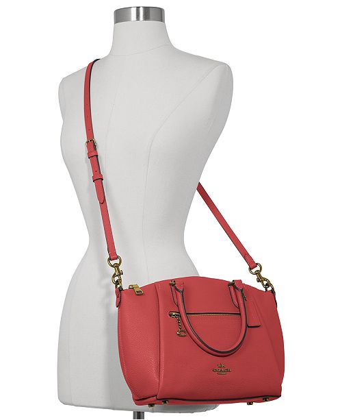 coach elise small satchel