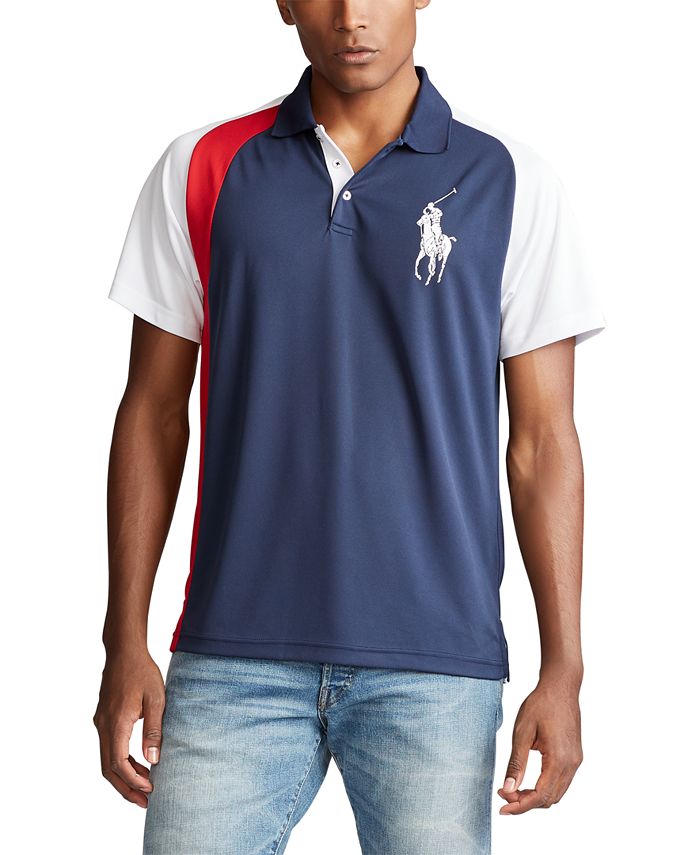 Polo Ralph Lauren Men's Big & Tall Classic Fit Performance Polo Shirt &  Reviews - Polos - Men - Macy's