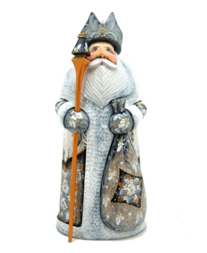 G.debrekht Woodcarved And Hand Painted Ornaments Santa Figurine In Multi