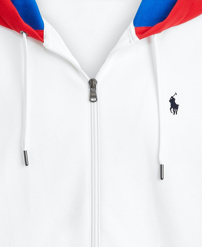 Polo Ralph Lauren Men's Big & Tall Color-Blocked Logo Hoodie - Macy's