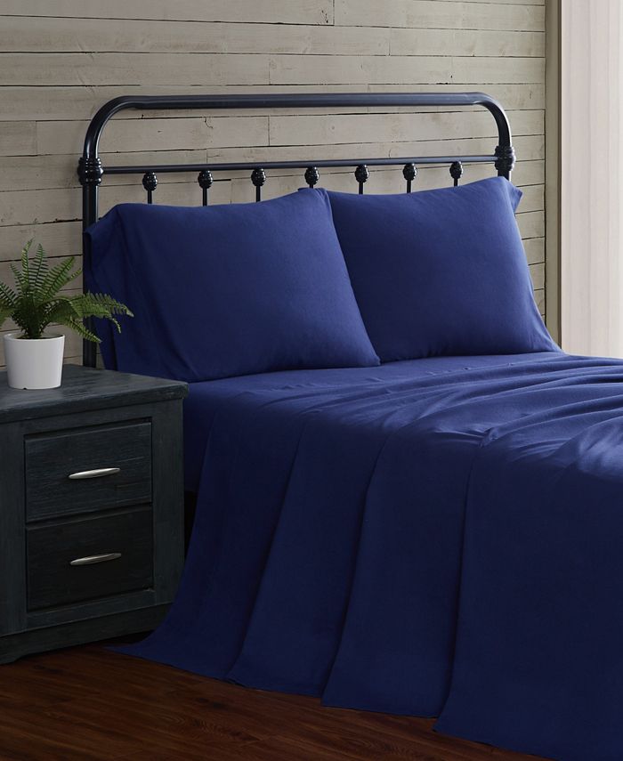 London Fog 3Piece Flannel Twin Sheet Set Macy's