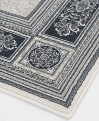 CLOSEOUT! Sanford Milan 2831OF46MA Gray 3'3" x 5'3" Area Rug