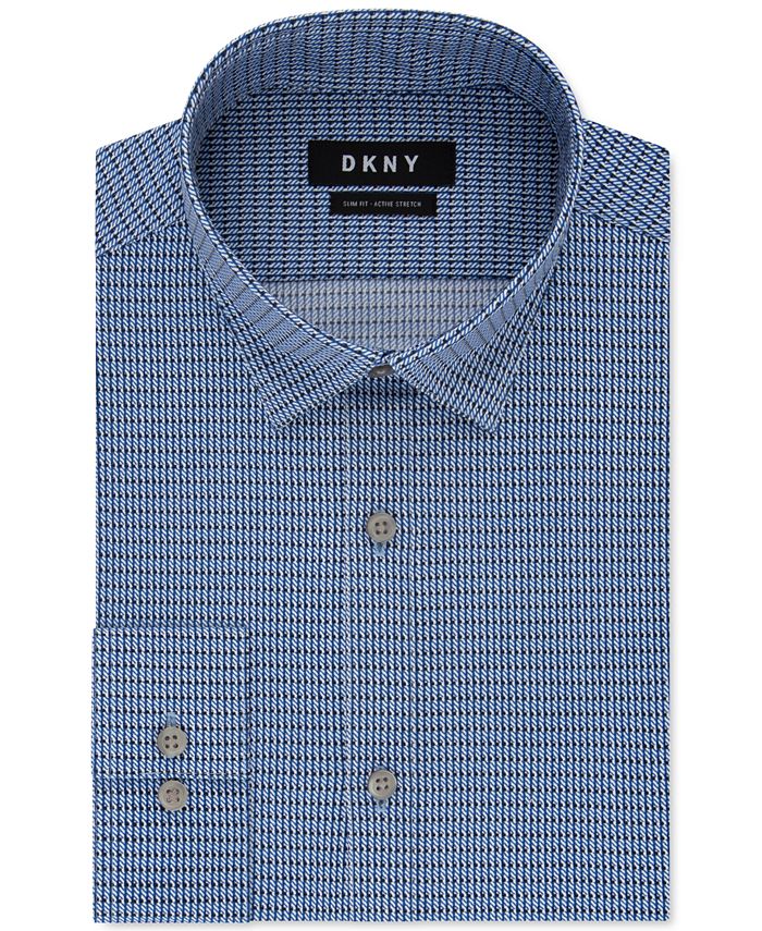 Dkny slim fit dress shirt top