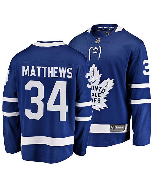 Authentic Nhl Apparel Men S Auston Matthews Toronto Maple Leafs