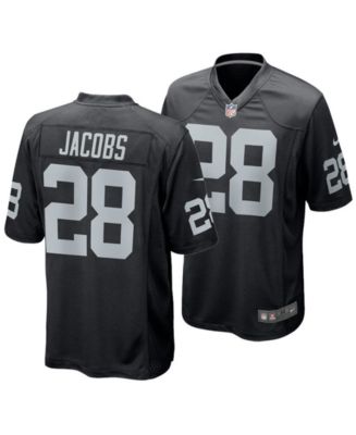 NFL Las Vegas Raiders (Josh Jacobs) Game Men's Football Jersey.