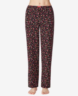 Ellen Tracy Floral Knit Pajama Pants 