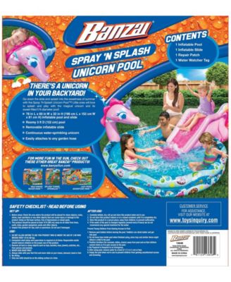 Spray 'N Splash 60" Unicorn Pool