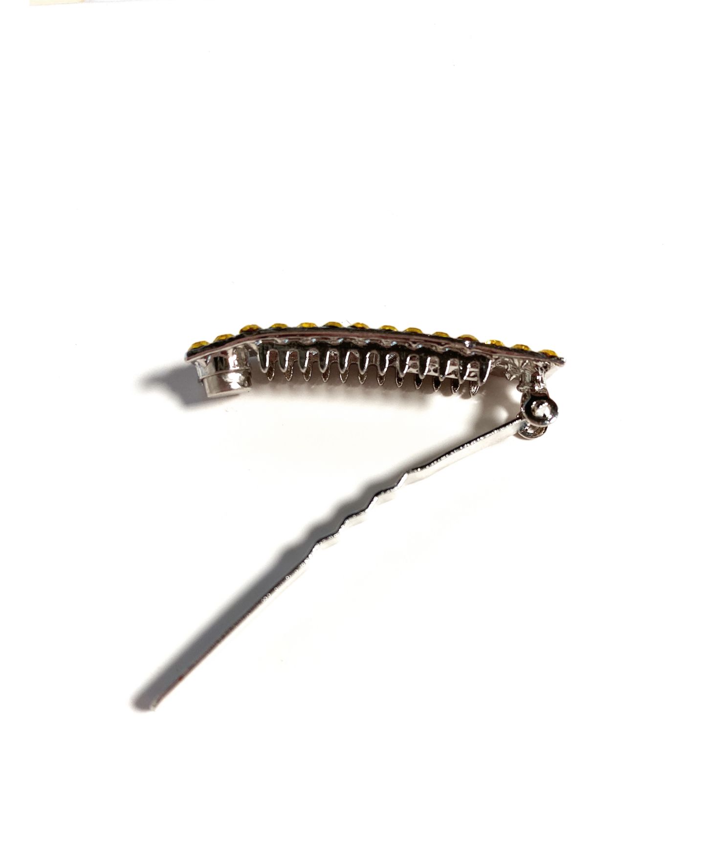 Женская заколка Soho Style Pave Crystal Barrette, цвет: Синий — фото 3