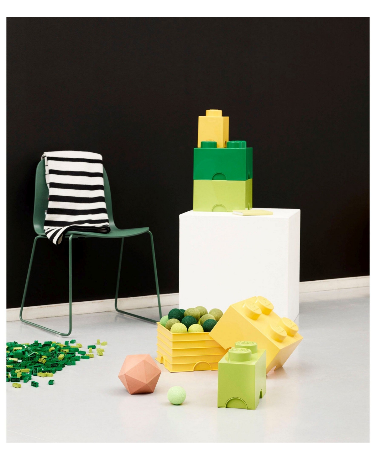 Room Copenhagen Lego Storage Brick 2 In Multi