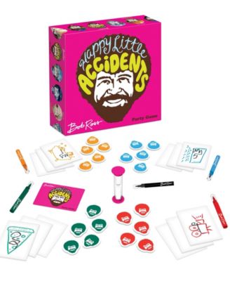 Big G Creative Bob Ross - Happy Little Accidents Party Game