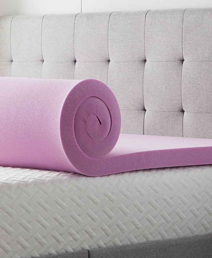 Lucid 3" Lavender Memory Foam Mattress Topper, Queen & Reviews