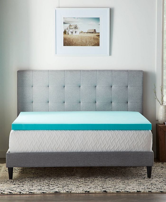 Lucid 3" Gel Foam Mattress Topper, Full Macy's