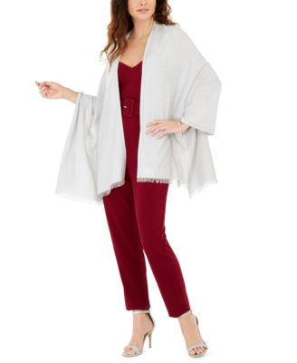 Women's Lightweight Metallic Evening Wrap