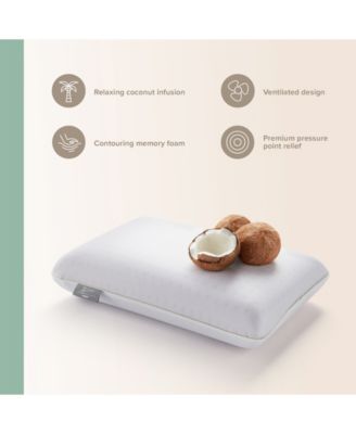 Dream Collection Coconut Aromatherapy Memory Foam Pillow, Standard
