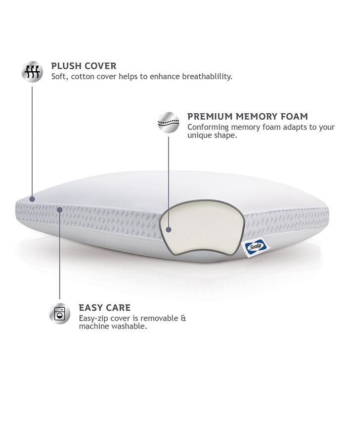Sealy Memory Foam Bed Pillow & Reviews Pillows Bed & Bath Macy's
