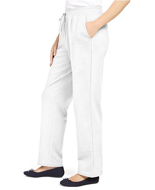 macys karen scott fleece pants