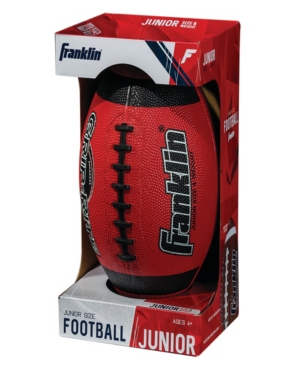 Franklin Sports Grip - Rite 100 Rubber Junior Football In Red
