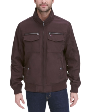 Tommy Hilfiger Men's Four-Pocket Filled Performance Bomber Jacket