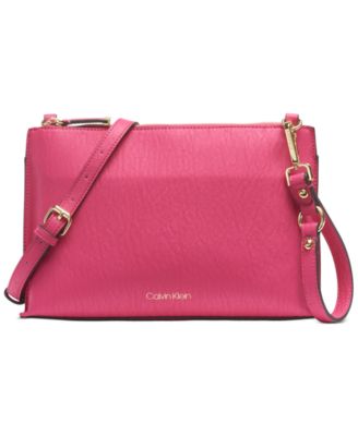 calvin klein crossbody pink