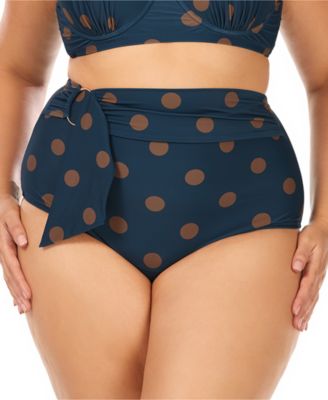 high waist tummy control bikini bottoms