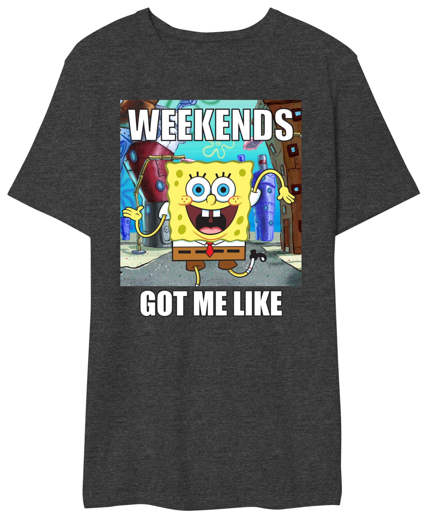 Мужская футболка AIRWAVES Weekends Got Me Like Graphic, цвет: Weekends Got Me Like Mens Graphic T-Shirt — фото 1