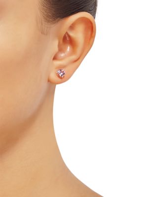 2-Pc. Set Blue Topaz Heart Pendant Necklace & Matching Stud Earrings (2-3/4 ct. t.w.) in 10k Gold (Also in Citrine & Peridot)