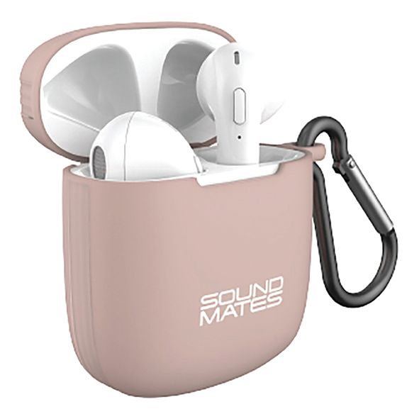 Tzumi SoundMates Wireless Stereo Earbuds with Wireless Charging Case