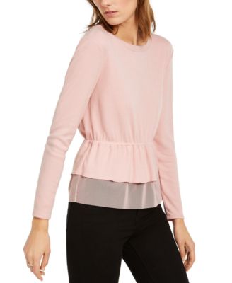 macys peplum tops
