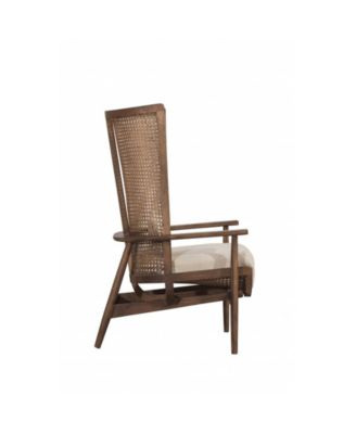 Accent Chair with Handwoven Cane