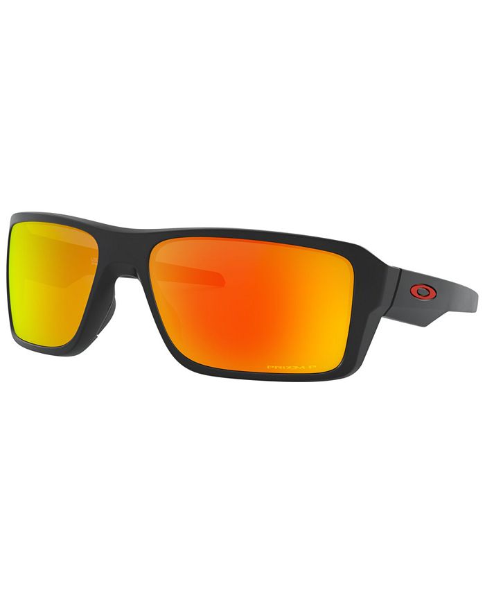 Oakley Polarized Double Edge Sunglasses, OO9380 66 - Macy's