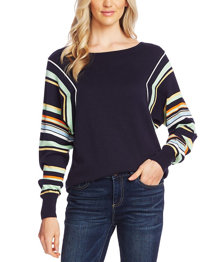 Vince camuto deals striped sweater