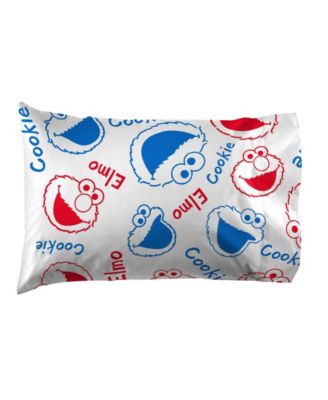 Sesame Street Elmo Cookie Squares Twin Bed in  a bag