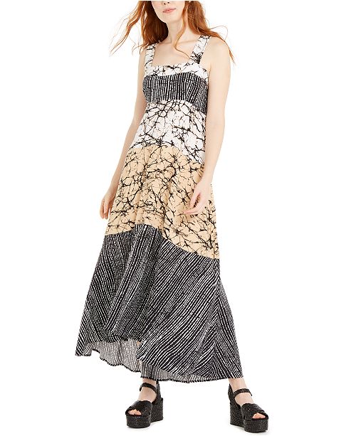 Just Hanging Juniors Mixed Print Maxi Dress Reviews Dresses