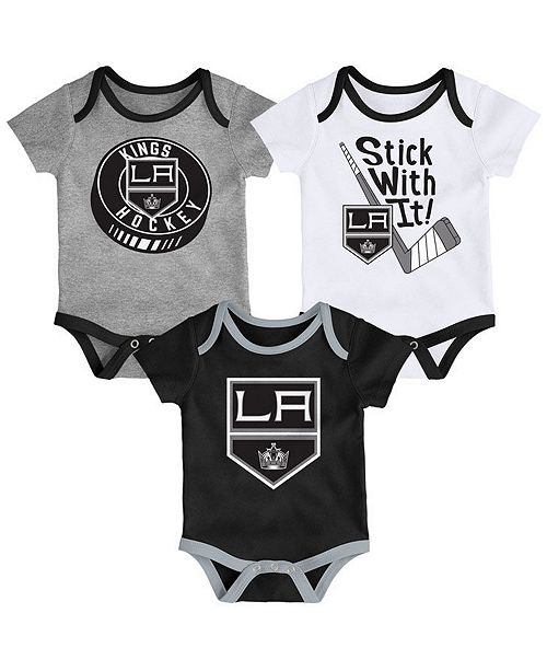 Outerstuff Baby Los Angeles Kings Cuddle Play Creeper Set