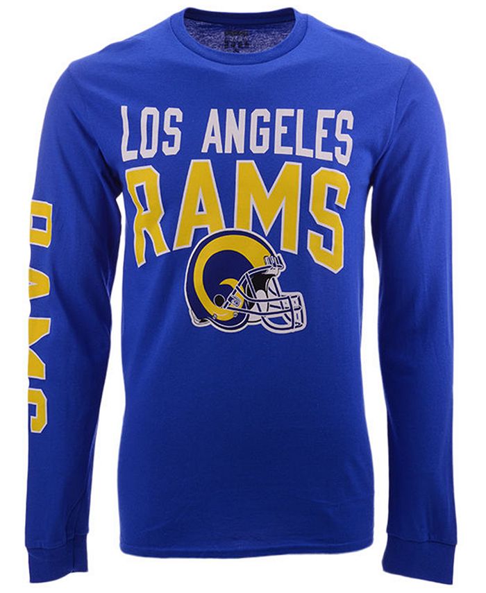 Authentic NFL Apparel Men's Los Angeles Rams Zone Read Long Sleeve T ...