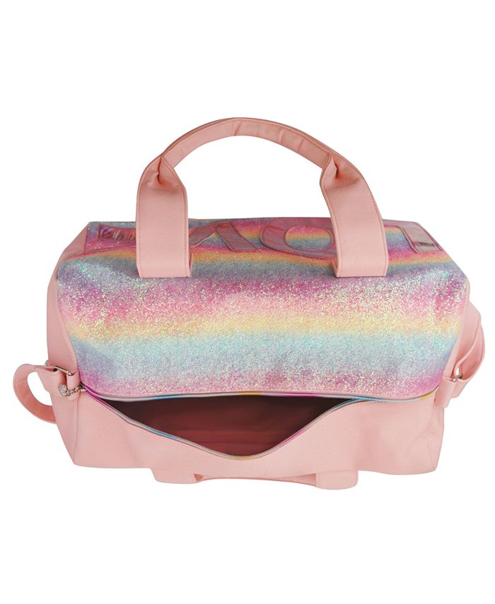 OMG! Accessories Ombre Glitter Love Duffle Bag Macy's