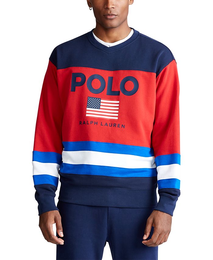 Polo Ralph Lauren Men's Flag Fleece Sweatshirt - Macy's
