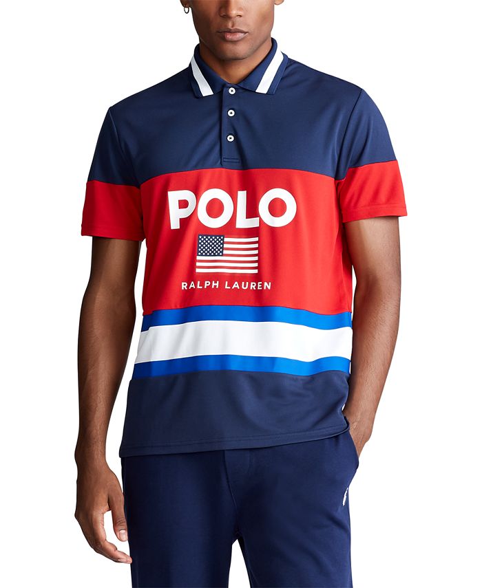 Polo Ralph Lauren Men's Custom Slim Fit Performance Piqué Polo Shirt ...