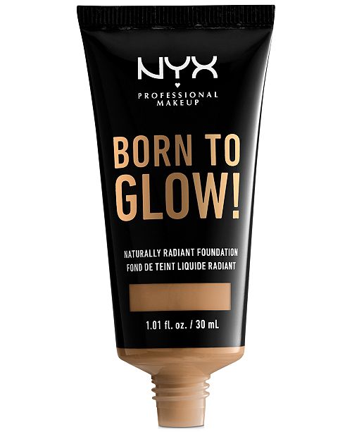 Nyx Professional Makeup Born To Glow Naturally Radiant Foundation 1 01 Oz Reviews Makeup Beauty Macy S